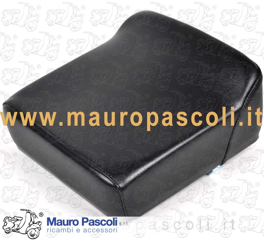 Cuscino passeggero con rialzo di colore nero per Vespa  125 - 150.