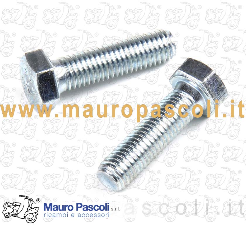 Kit 2 bulloni fissaggio sella e serbatoio Vespa , mm 7 x 25 chiave da 11mm.