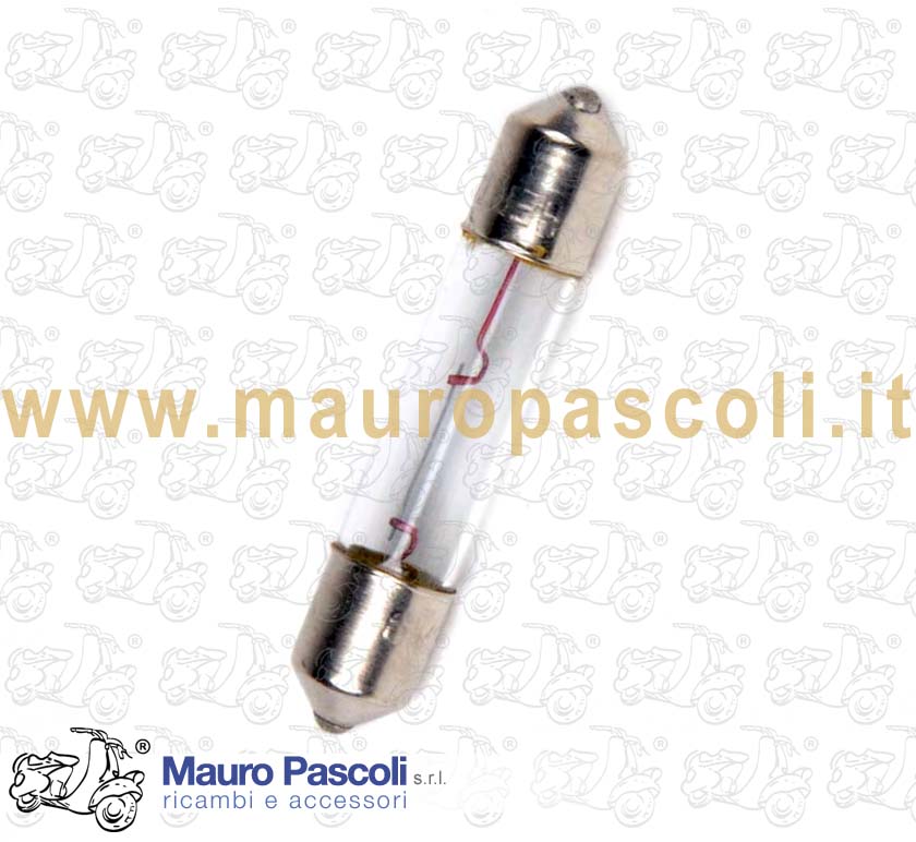 Lampadine 6 v. x 3 w .a siluro mm. 6,5 x 31.