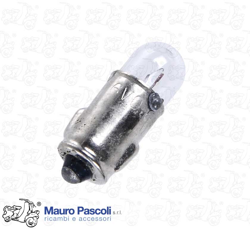 Lampadine 6 v x 0,6 w. a sfera micro tipo ba 7s,spia indicatori.vespa.