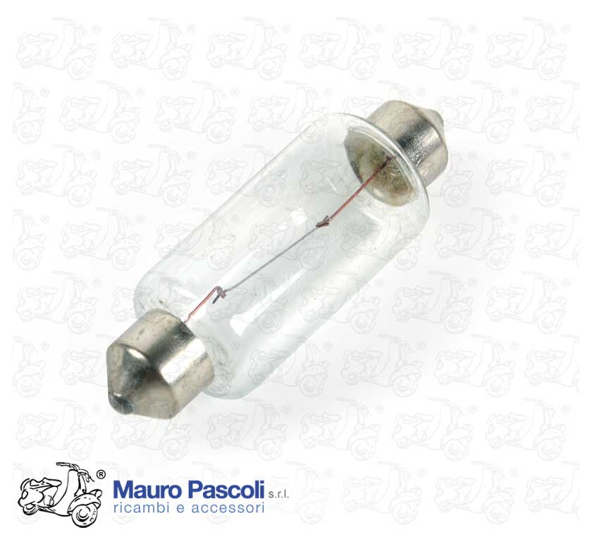 Lampadine 12 v. x 15 w. a siluro  mm. 15 x 43.