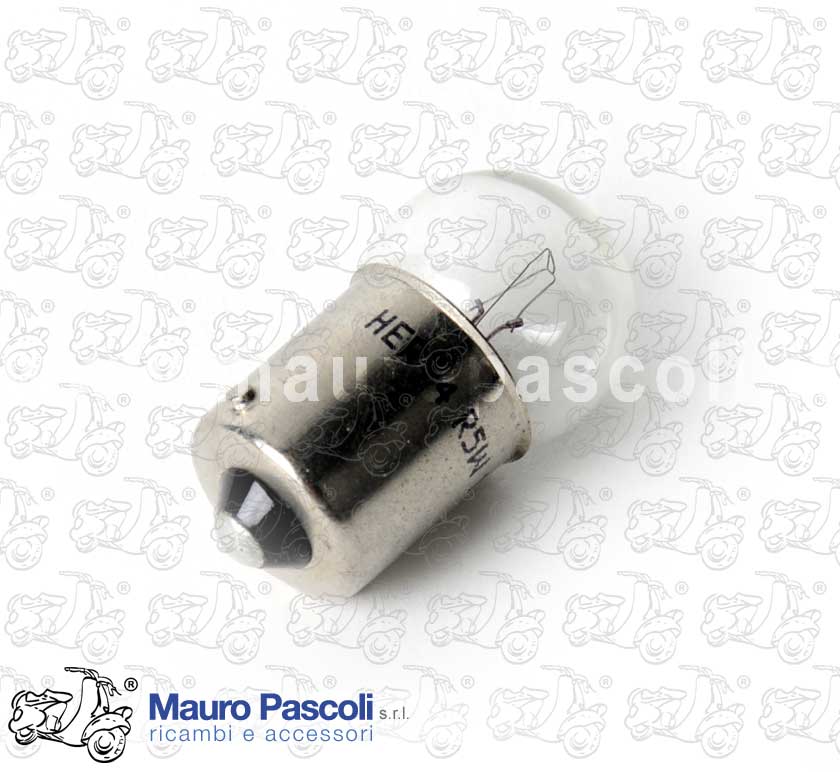 Lampadina  12 v. x 5 w.a sfera zoccolo piccolo unipolare tipo ba15s.