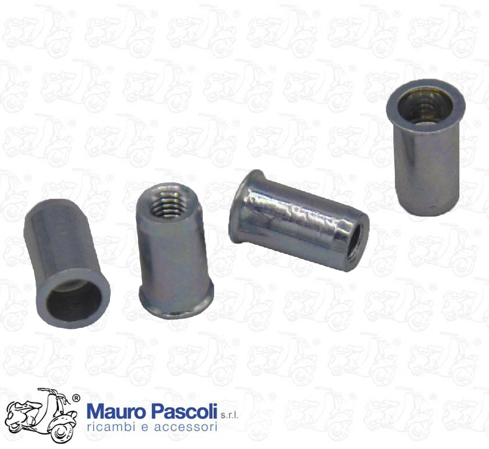 Kit n 4 inserti mm 3 per vite clacson,vespa 50 - 90 125 - 150 - 160 - 200 - ape.