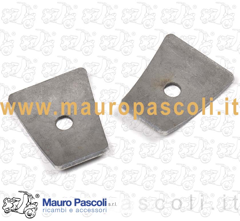 Kit 2 mollette piastrina,fissaggio serbatoio alla carrozzeria,vespa.