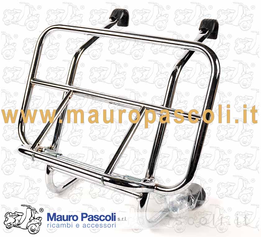 Portapacchi cromato anteriore. universale,vespa 50 - 90 - 125 - 150 - 200.