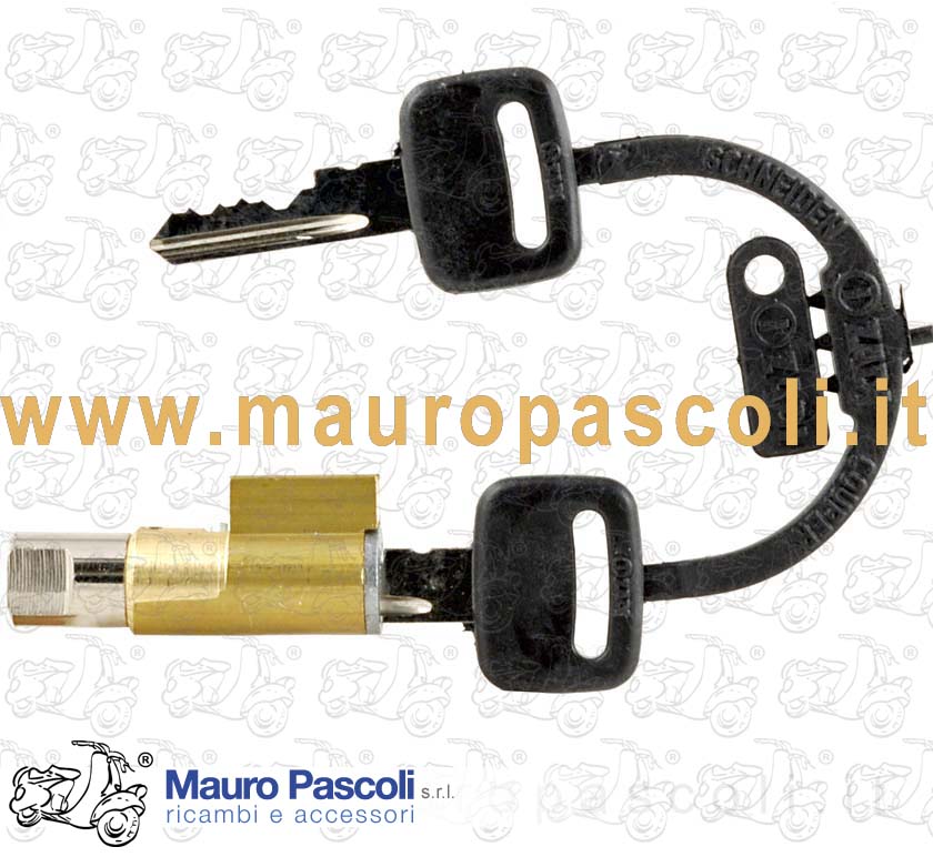 Corpo serratura bloccasterzo fessura mm 6,vespa 50 - 80 - 125 - 150 - 200.