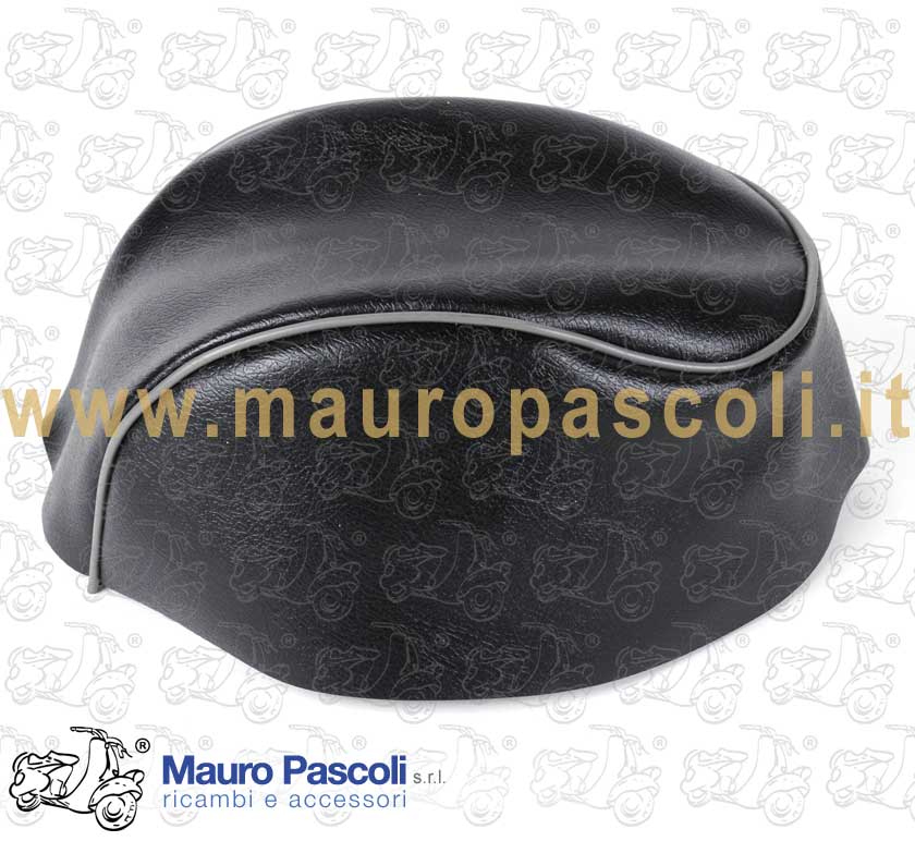 Copertura del cuscino bauletto,in scay nero,vespa ss 50 - 90.