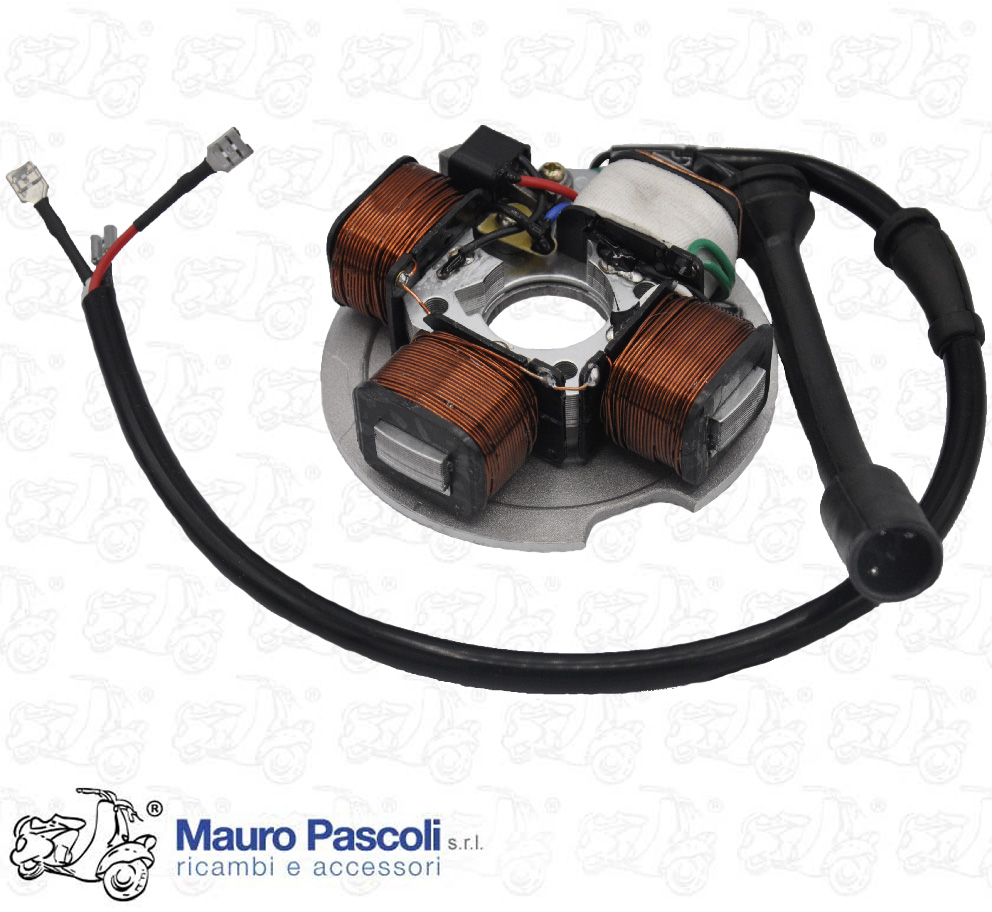 Statore bobine completo veicolo senza avviamento elettrico.vespa pk.xl.
