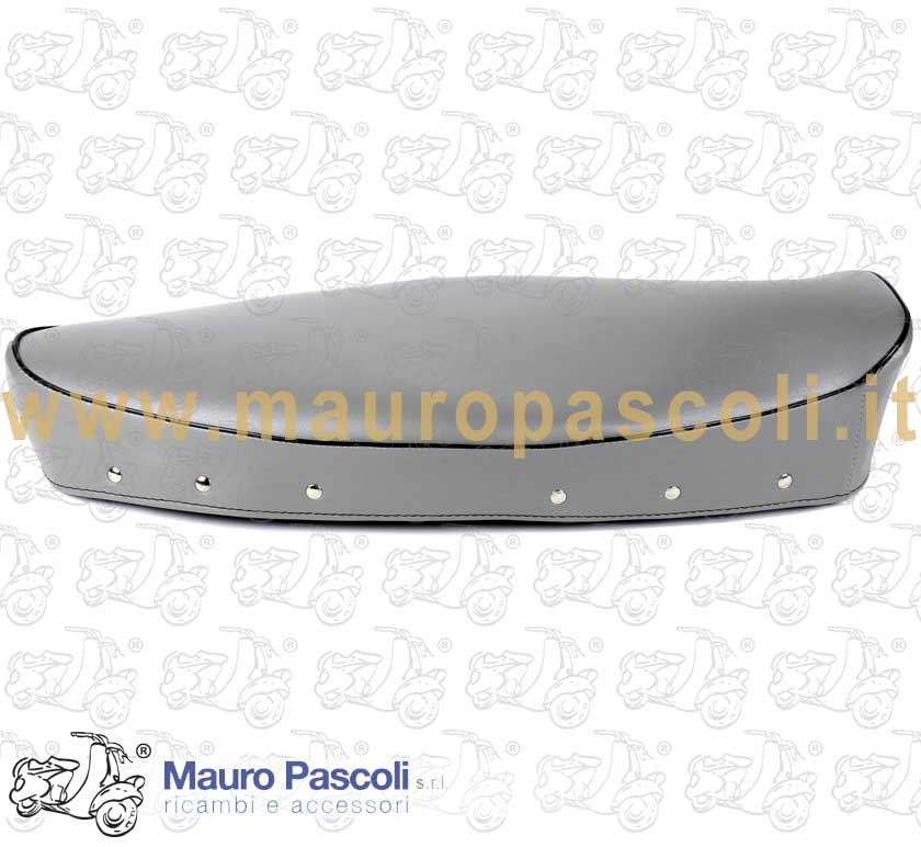 Copertura sella biposto in scay grigio c/ bordino nero,vespa 160 gs.