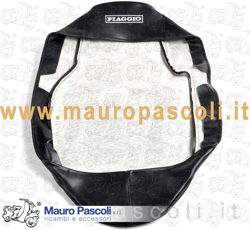 Copertura sella lunga biposto in scay blu piaggio,vespa 180 - 200 rally.