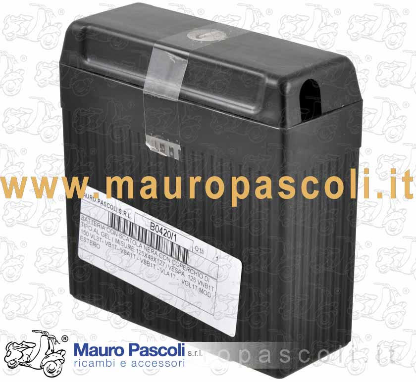 Batteria 6v - 7 ah - di tipo al gel Vespa  125 - 150.....vedi note per la ricarica.