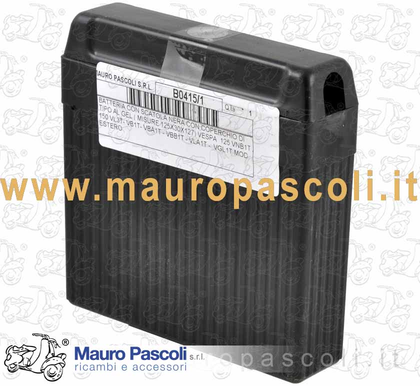 Batteria 6v - 5 ah - di tipo al gel Vespa  125 - 150....vedi note per la ricarica.