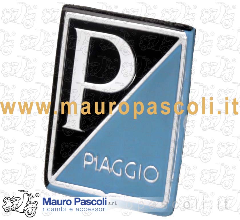 Scudetto logo anteriore in plastica,vespa 125 - 150 - 160 - 180.