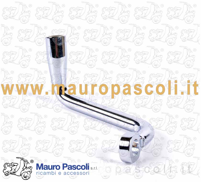 Staffa supporto specchio al manubrio lato sinistro,vespa 125 - 150 - 160.