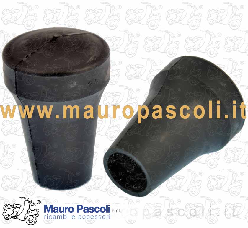 Coppia scarpette cavalletto centrale tubo mm 20,vespa 1 serie px - pe.