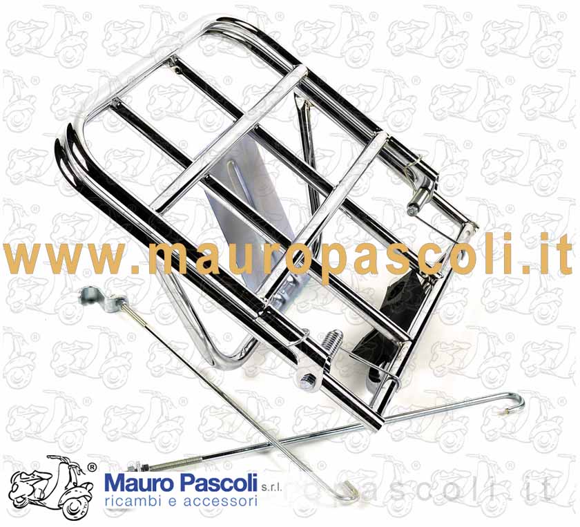 Portapacchi cromato posteriore,vespa 125 - 150 180 - 200.