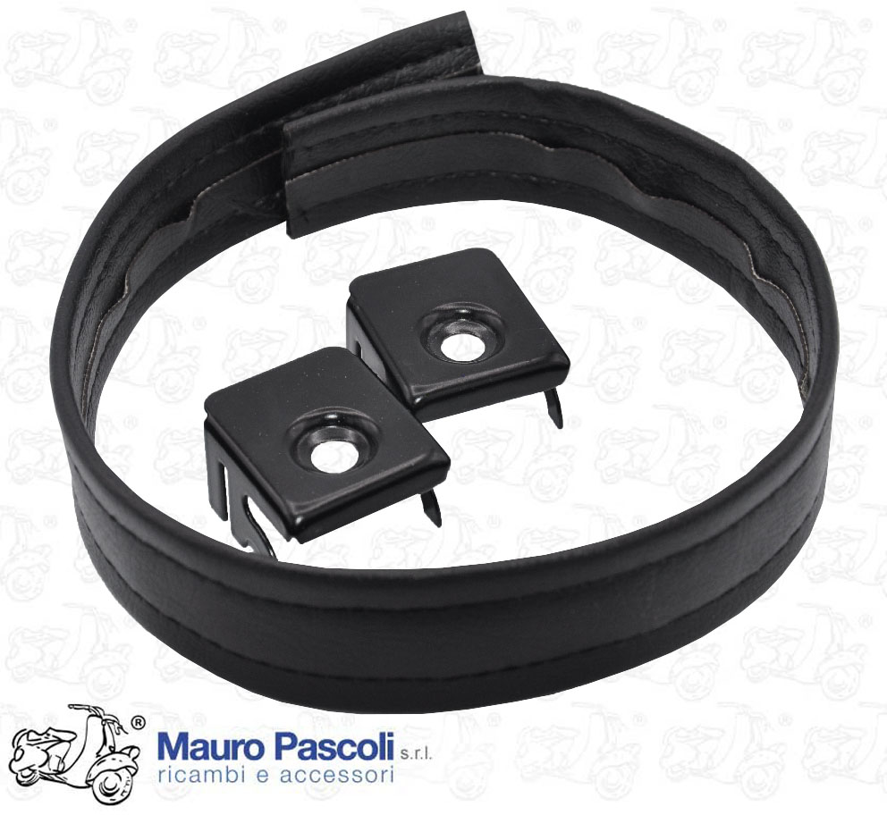 Maniglia passeggero colore nero e terminali in ferro nero,vespa 125 t5.