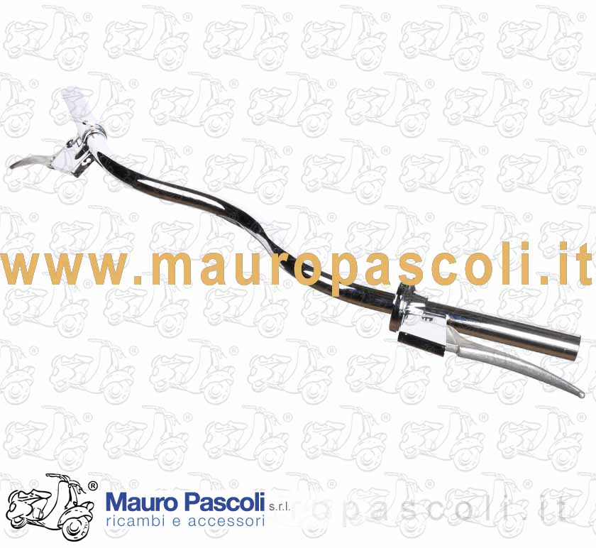 Manubrio completo,vespa 125 1951>52 - faro basso.