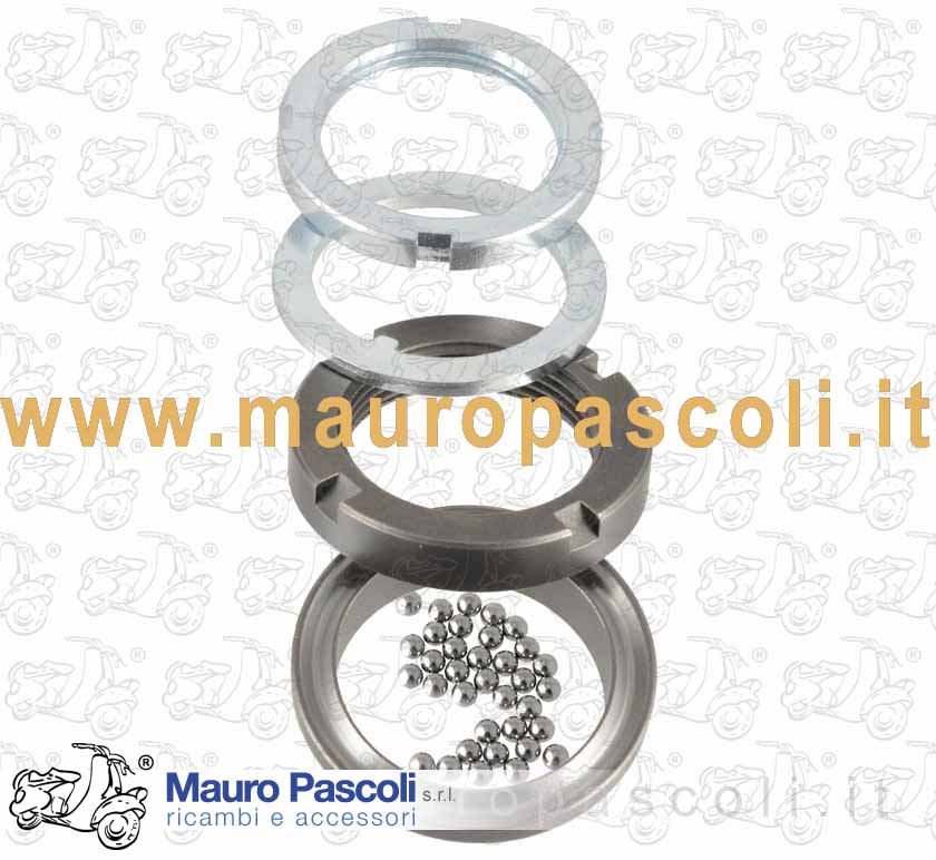 Kit gruppo ralla superiore,completo di sfere,vespa - ape.