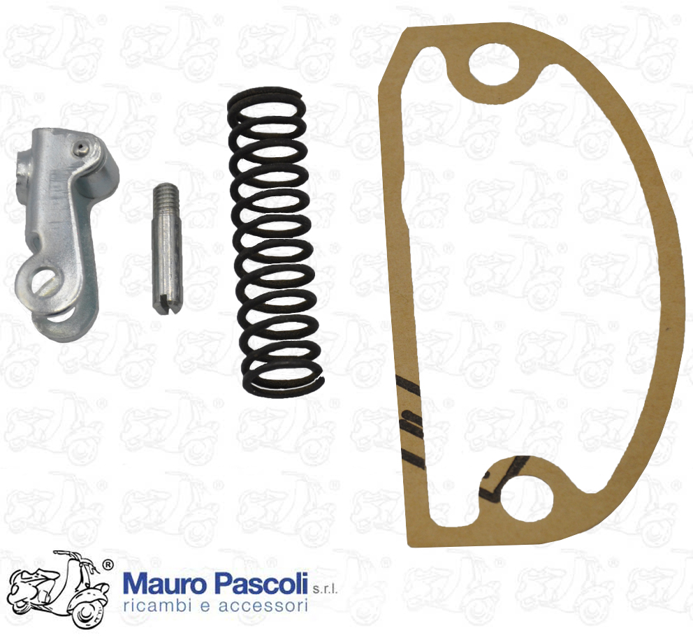 Kit perno,staffa porta rullo ,molla e gurnizione settore cambio,vespa