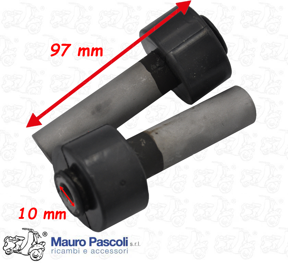 Kit n 2 tampone traversa supporto motore,vespa 50 - 90.