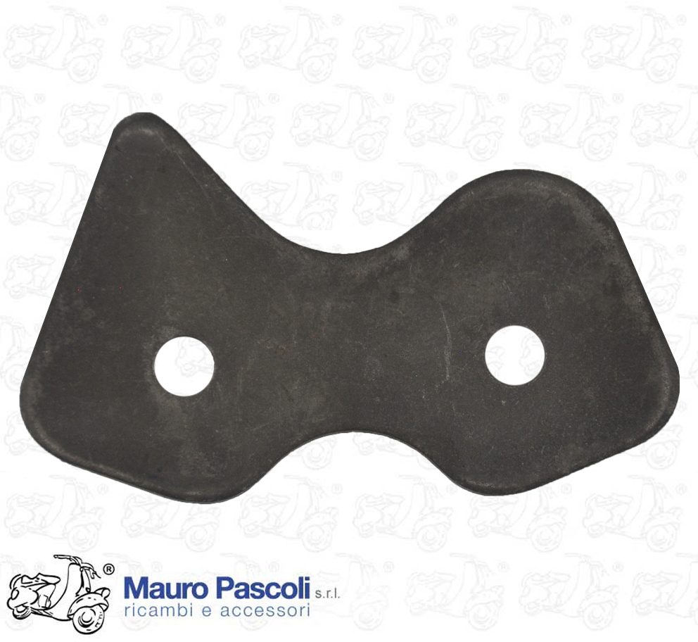 Piastra bloccaggio piastrina di scontro manubrio,vespa 125 - 150- 200.