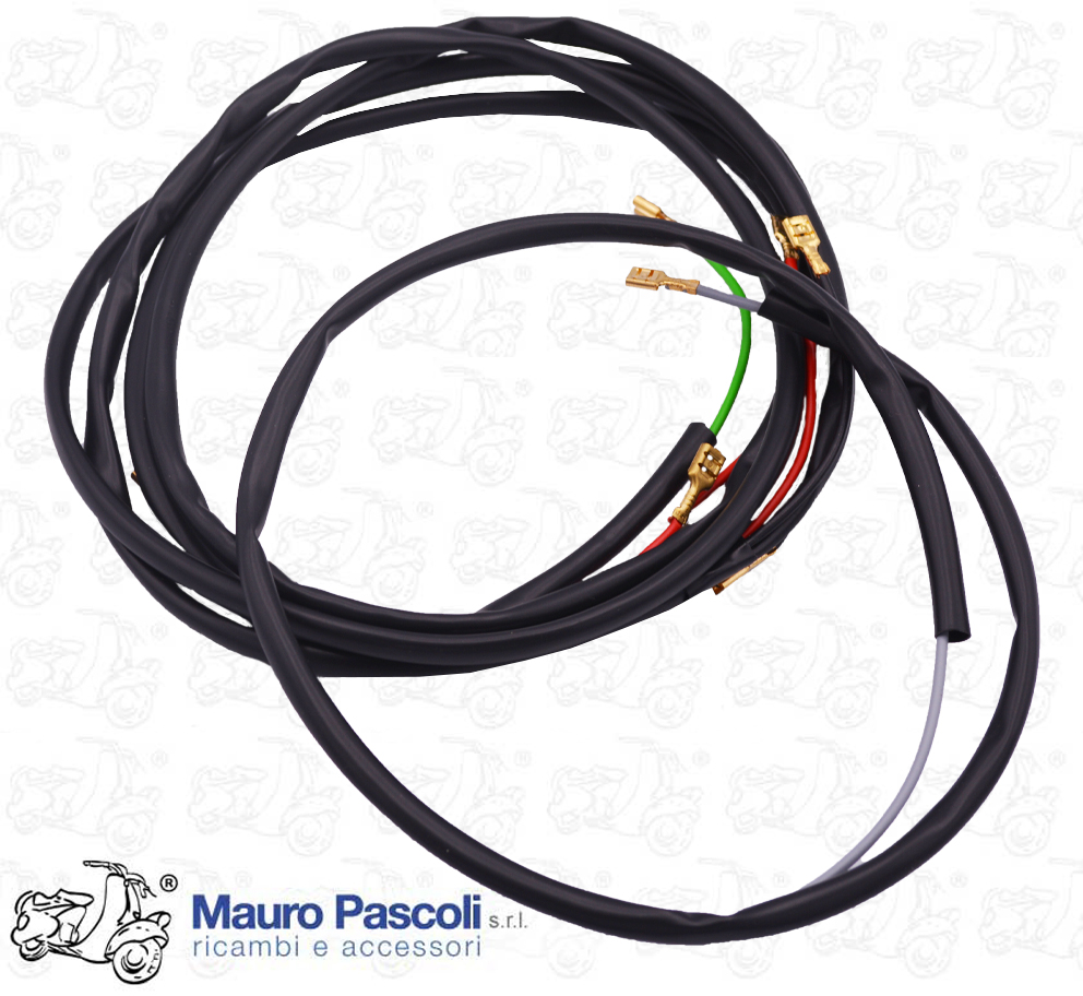 Gruppo cavetti impianto elettricocon guaina nero,piaggio Ciao 