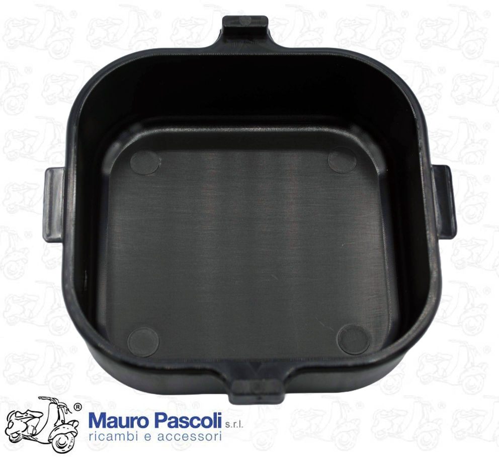 Scatola porta attrezzi in plastica nero.ciclomotore piaggio Ciao .