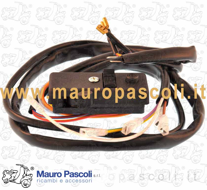 Commutatore completo luci e clacson,vespa px 125 - 150 - pe 200,c/frecce.