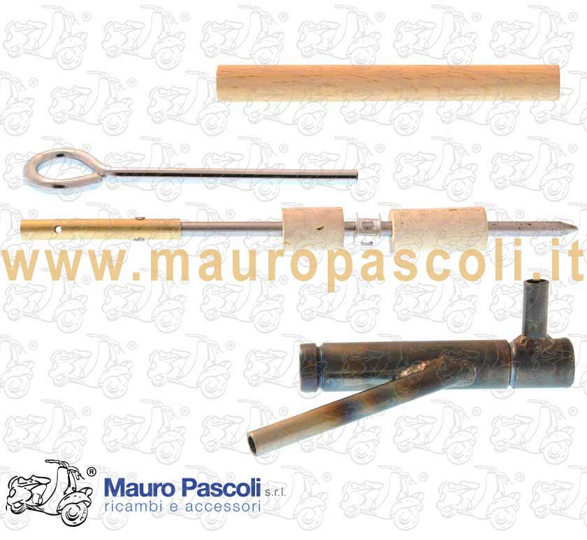 Rubinetto miscela al serbatoio completo,vespa v98t 1946>47.