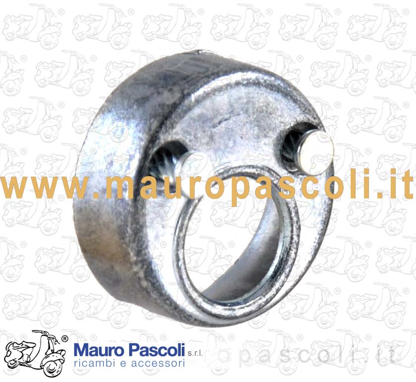 Coperchio e rivetti serratura bloccasterzo,vespa 50 - 80 - 125 - 150 - 200.