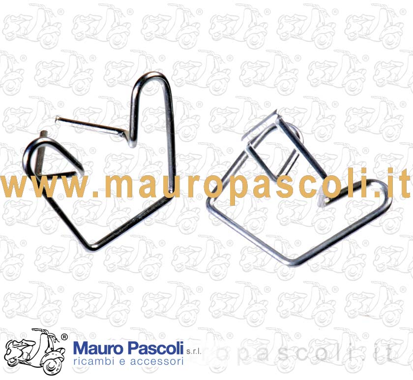 Kit n 2  mollette per fregio mascherina alla calandra,vespa 50 special.