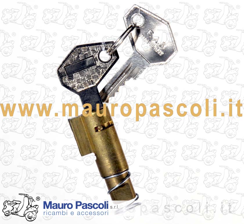 Corpo serratura marca :zadi fessura mm 4,vespa 50 - 90 - 125 - 150 - 180 - 200.