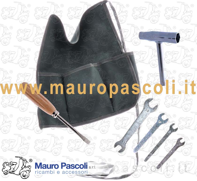 Kit trous completa d'attrezzi di corredo,trattamento zincatura,vespa.