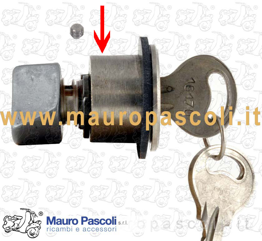 Grub-screw for security lock