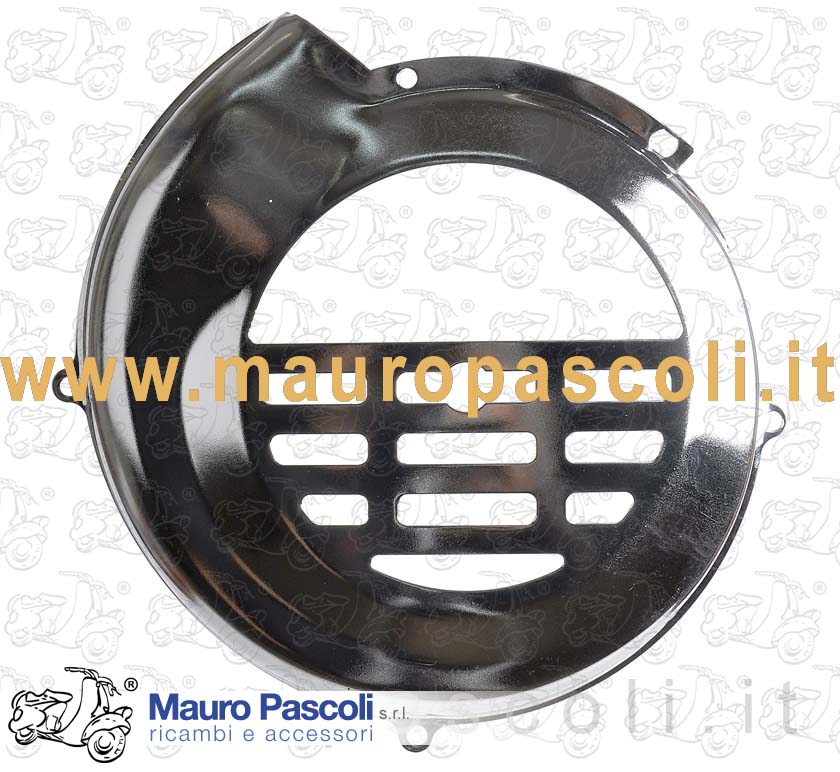 Coperchio cromato chiocciola volano,vespa pk.50 - 125.