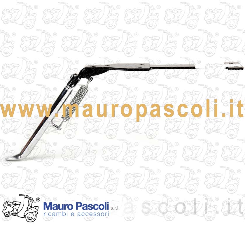 Cavalletto laterale cromato,vespa px - pe.