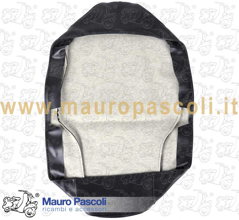 Copertura sella lunga biposto in scay blu piaggio,vespa 180 - 200 rally.