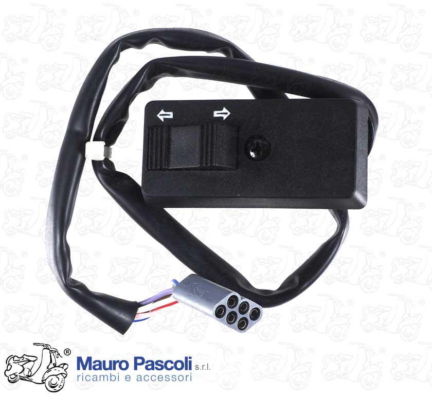 Commutatore indicatori frecce,vespa 50 - 80 - 125 - 150 - 200.avv. elettrico.
