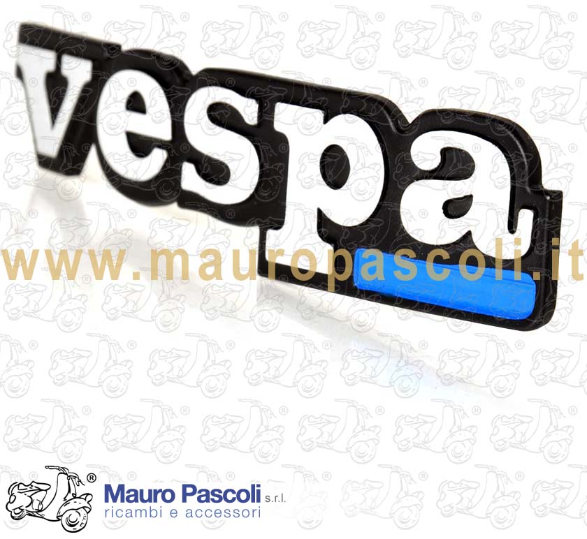 Targhetta anteriore Vespa ,con 2 perni.