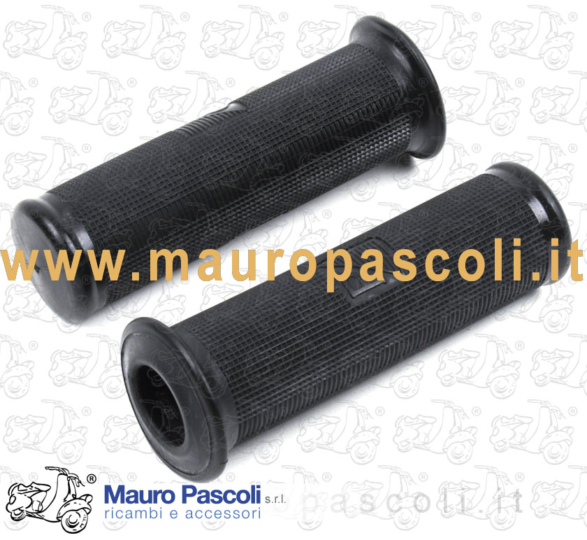 Coppia manopole manubrio mm 24,vespa 50 - 90 - 125 - 150 - 180.