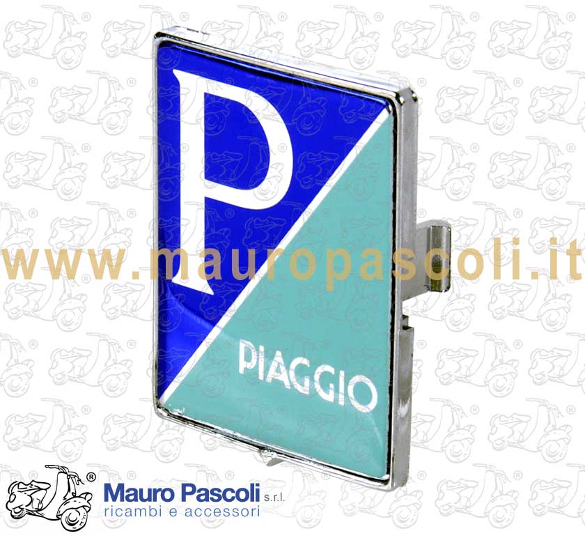 Scudetto logo anteriore piaggio ,con inserimento ad incastro,vespa.