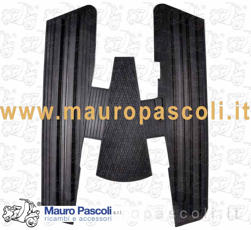 Tappeto della pedana di colore nero.vespa : vnc1t - vnl2t>3t - vbc1t - vla1t - vlb1t>2t - vsb1t - vsc1t - vsd1t - vse1t.