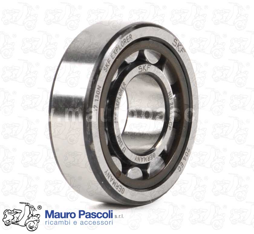 Cuscinetto rulli con poliamide lato volano albero motore ,vespa 125 et3.