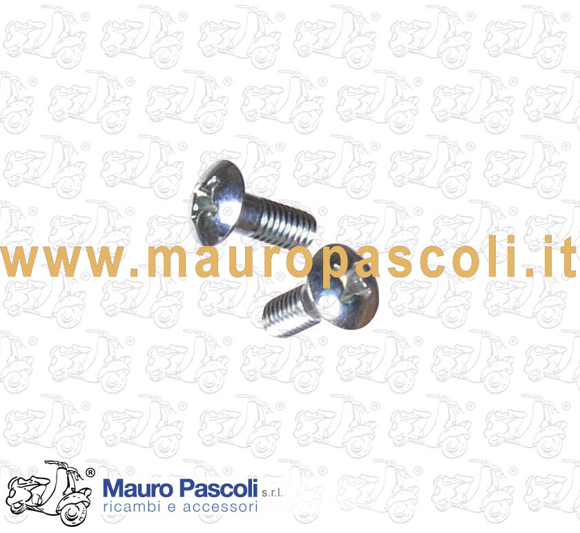 Kit 2 vite fissaggio maniglia sella lunga,vespa 90 - 125 - 150 - 180 - 200.