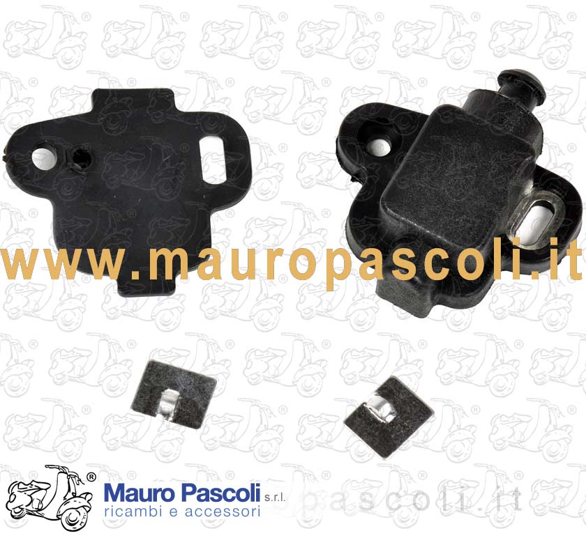 Interruttore luce stop completo di guarnizione nero,vespa.