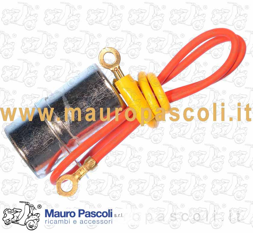 Condensatore a 2 cavi,vespa 125 - 150 - 180.