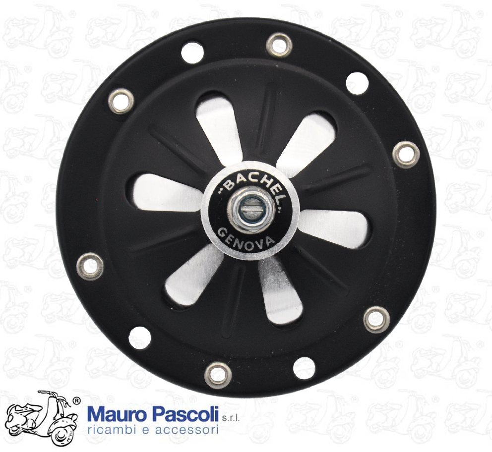 Clacson verniciato nero in corrente alternata 6v,vespa  98 - 125 1947>53.