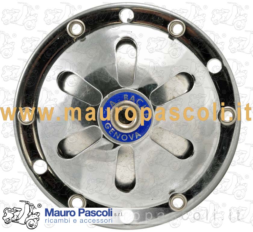 Clacson cromato in corrente alternata 6v -c/a,vespa 150.