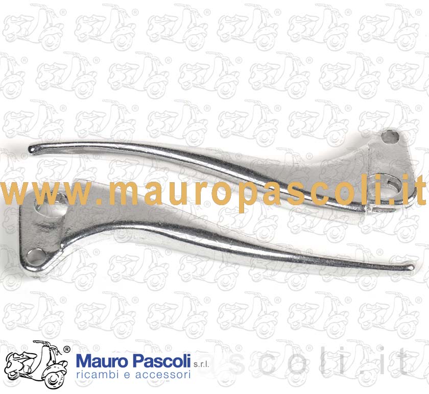 Coppia di leve per freno e frizione,vespa 50 - 90 - 125 - 150 - 160 - 180.